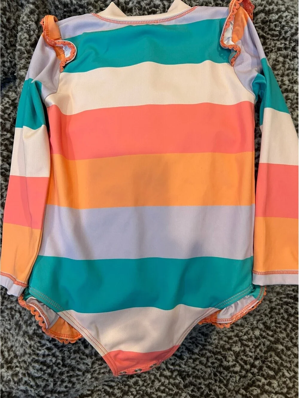 Eddie Bauer Kids Swim Summer Essentials Long Sleeve One Piece Swimsuit Size 24M